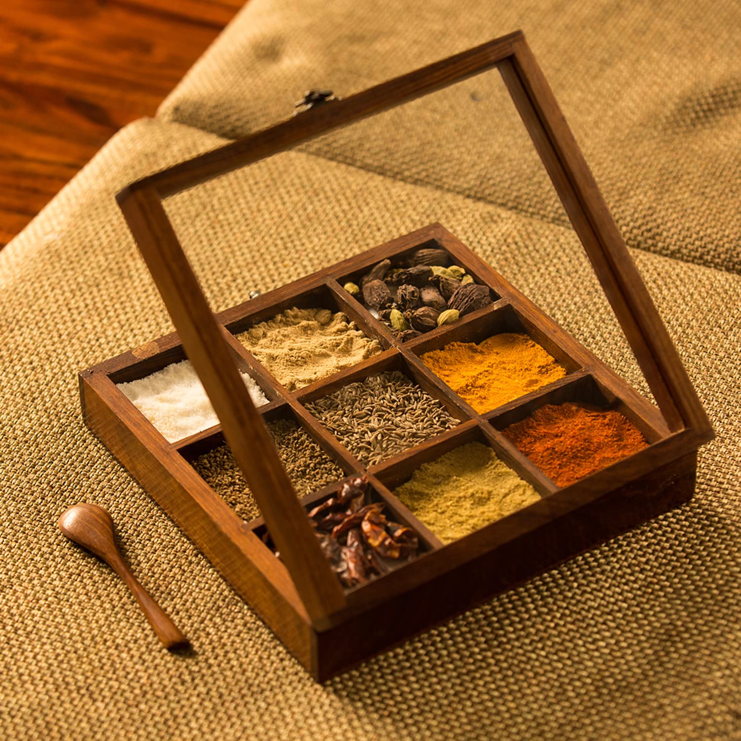 Spice Box With Spoon
